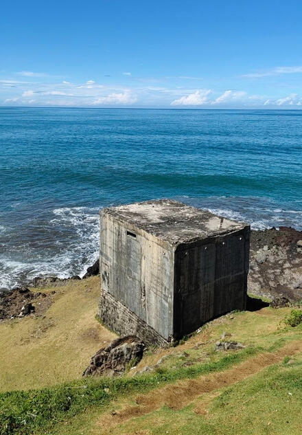 box in the cliff
